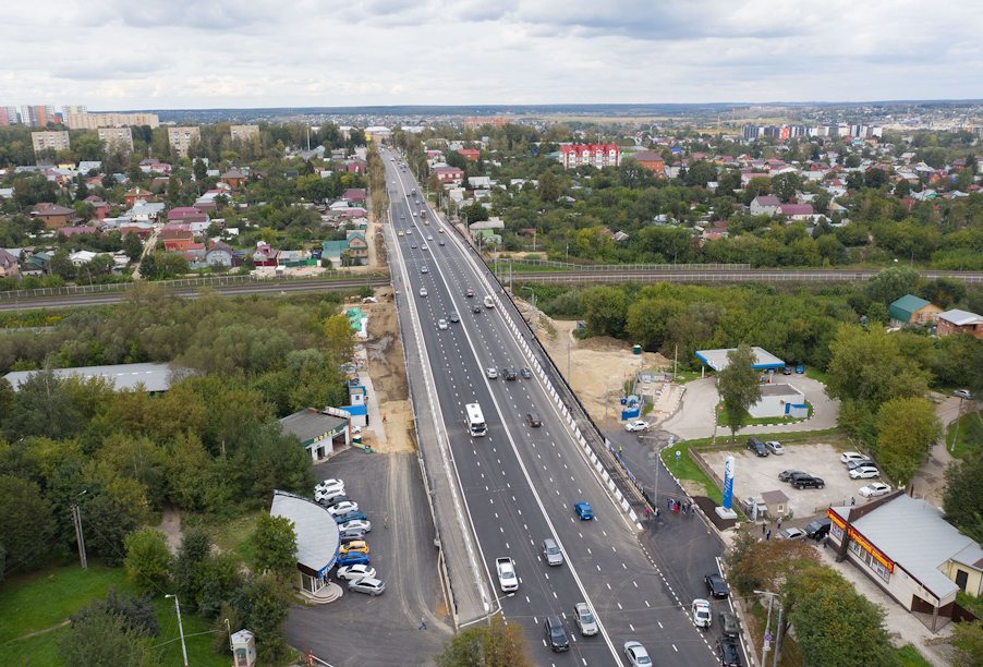 В Туле полностью запустили движение по Московскому путепроводу